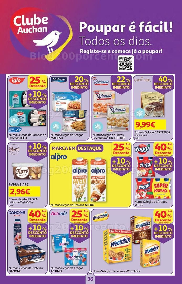 Antevisão Folheto AUCHAN Super Poupança Promoções de 26 março a 1 abril