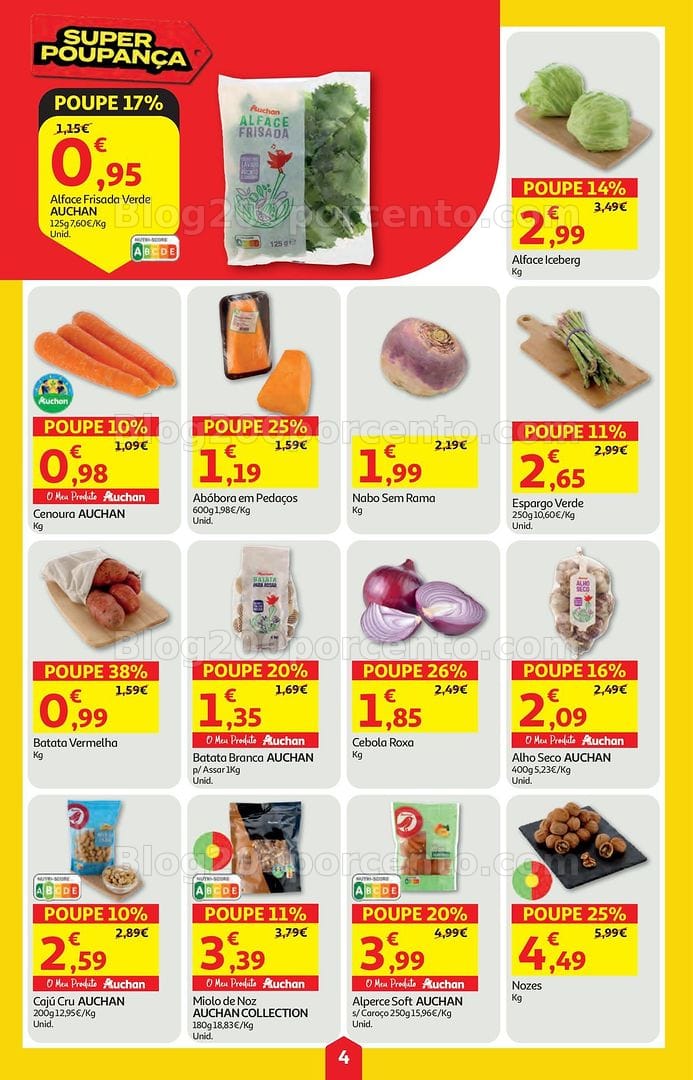 Antevisão Folheto AUCHAN Super Poupança Promoções de 26 março a 1 abril