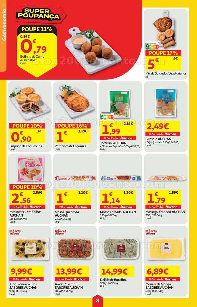 Antevisão Folheto AUCHAN Super Poupança Promoções de 26 março a 1 abril