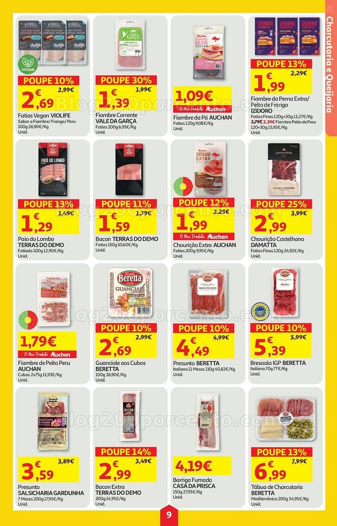 Antevisão Folheto AUCHAN Super Poupança Promoções de 26 março a 1 abril