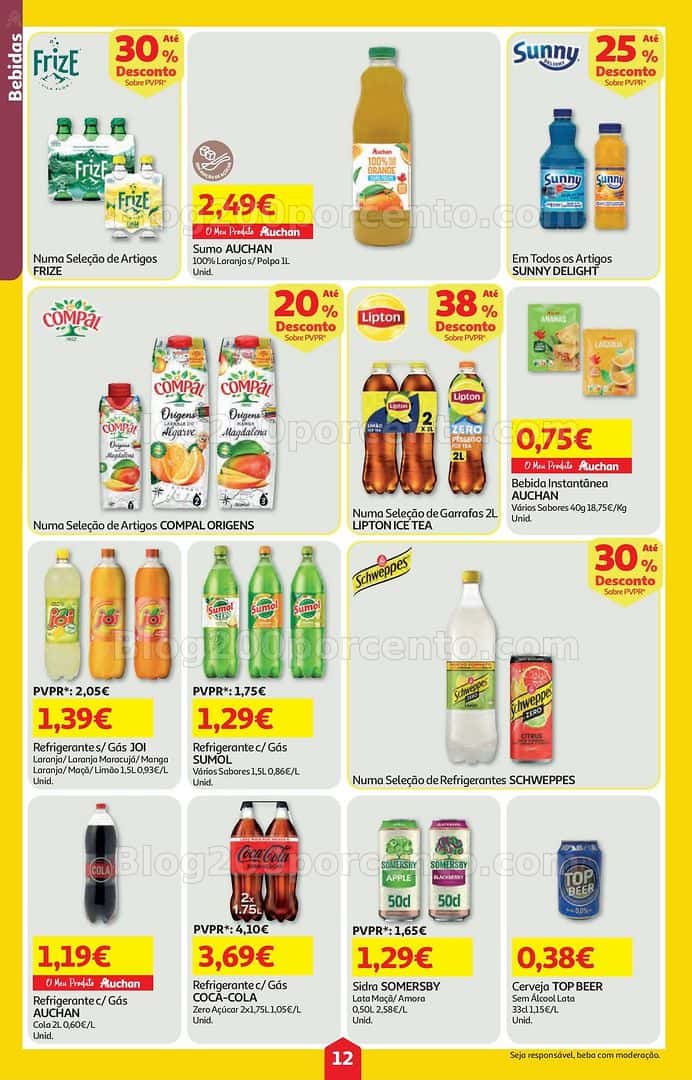 Antevisão Folheto AUCHAN - MINIPREÇO Promoções de 12 a 18 março