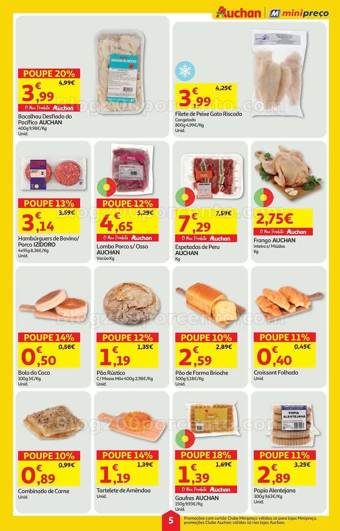 Antevisão Folheto AUCHAN - MINIPREÇO Promoções de 12 a 18 março