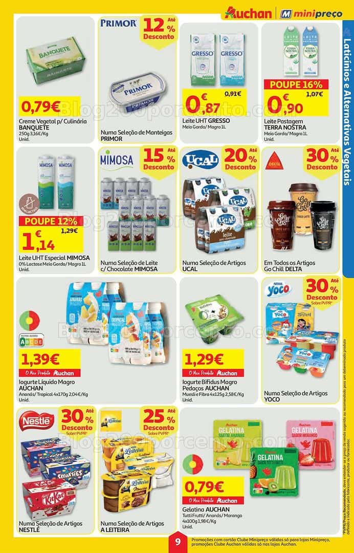 Antevisão Folheto AUCHAN - MINIPREÇO Promoções de 12 a 18 março