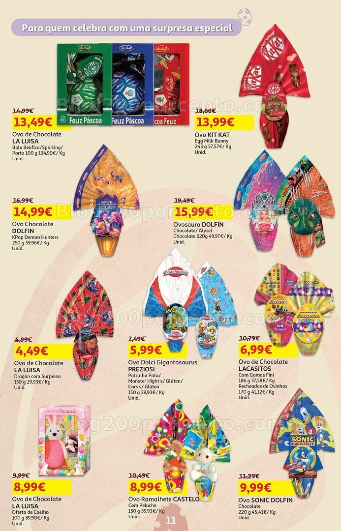 Antevisão Folheto AUCHAN Páscoa Promoções de 25 março a 5 abril