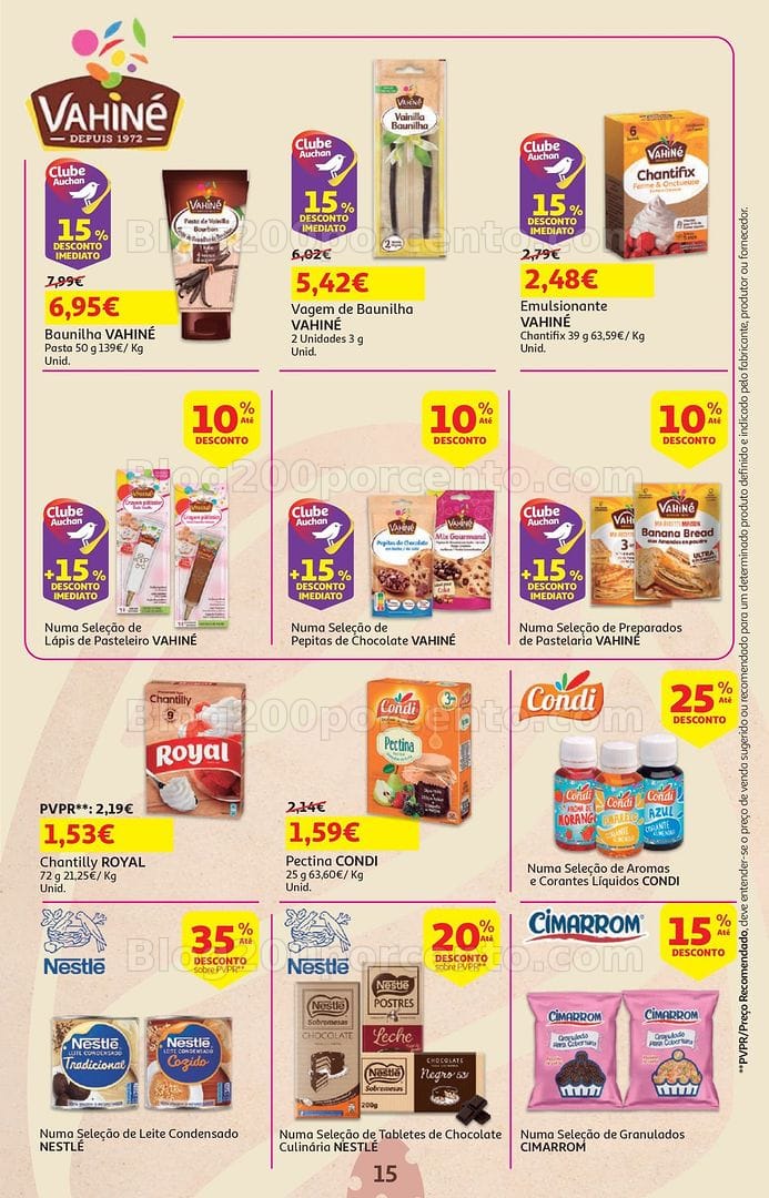 Antevisão Folheto AUCHAN Páscoa Promoções de 25 março a 5 abril