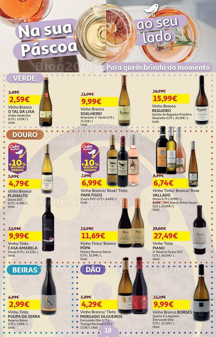 Antevisão Folheto AUCHAN Páscoa Promoções de 25 março a 5 abril