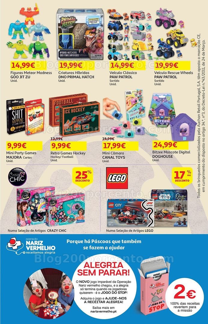Antevisão Folheto AUCHAN Páscoa Promoções de 25 março a 5 abril