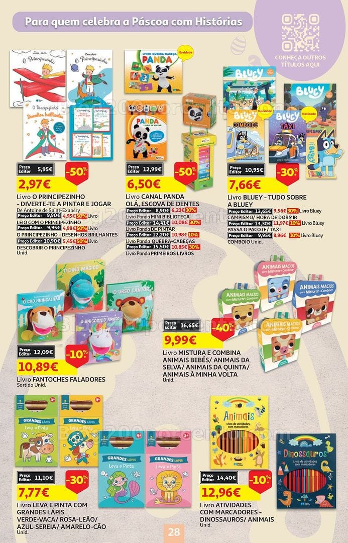 Antevisão Folheto AUCHAN Páscoa Promoções de 25 março a 5 abril