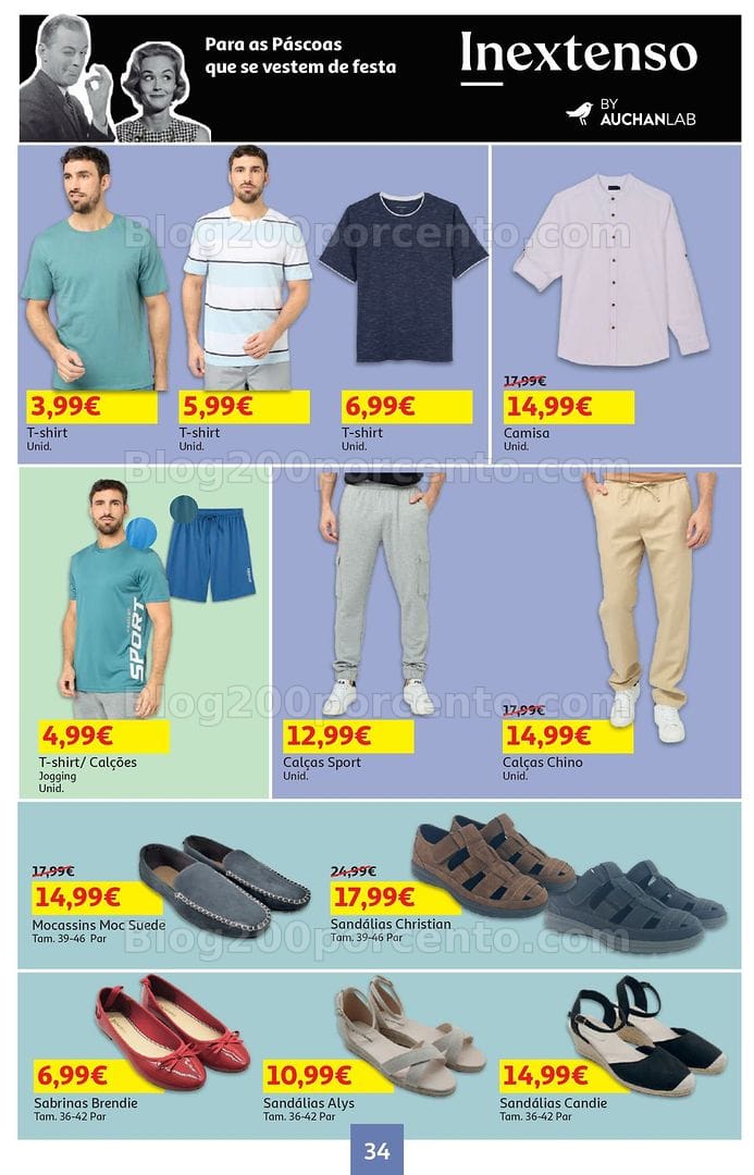 Antevisão Folheto AUCHAN Páscoa Promoções de 25 março a 5 abril