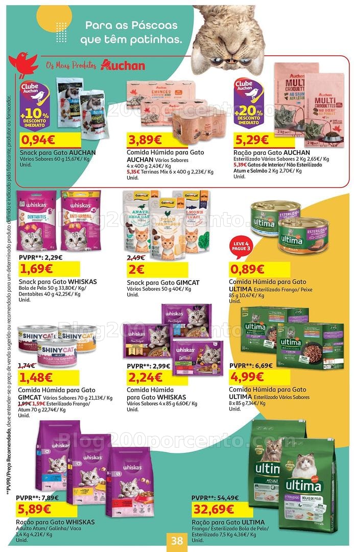 Antevisão Folheto AUCHAN Páscoa Promoções de 25 março a 5 abril