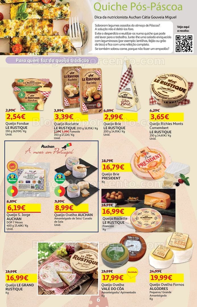 Antevisão Folheto AUCHAN Páscoa Promoções de 25 março a 5 abril