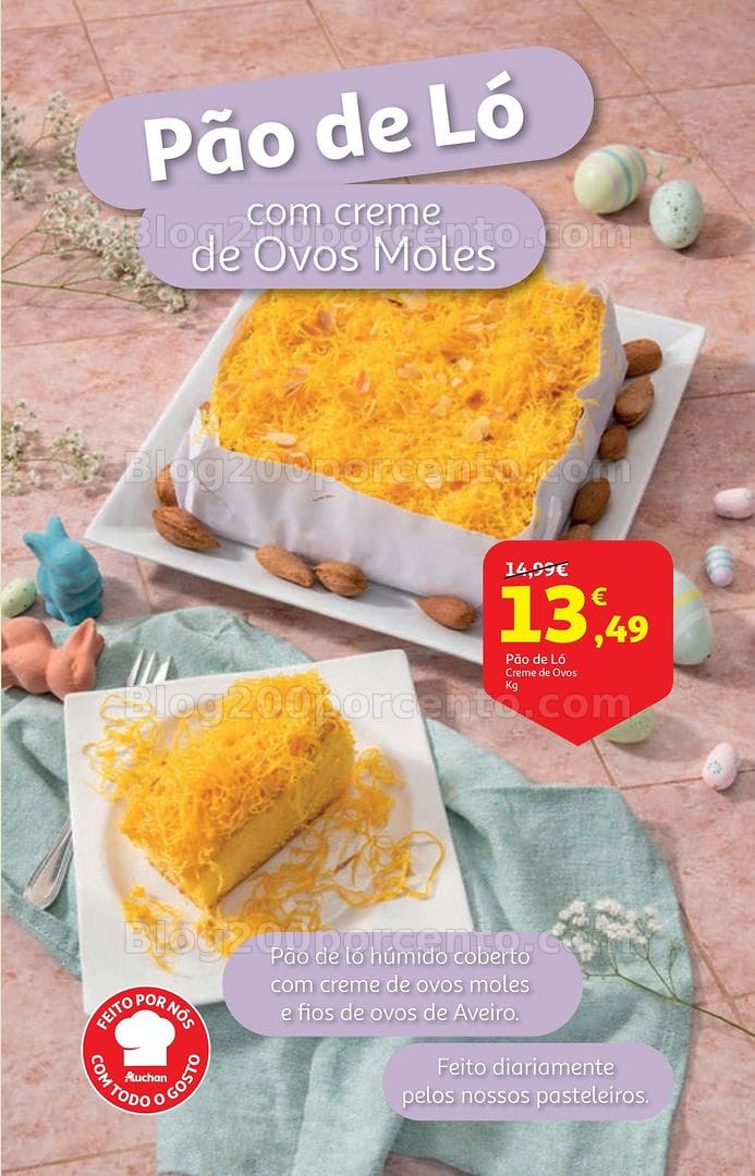 Antevisão Folheto AUCHAN Páscoa Promoções de 25 março a 5 abril