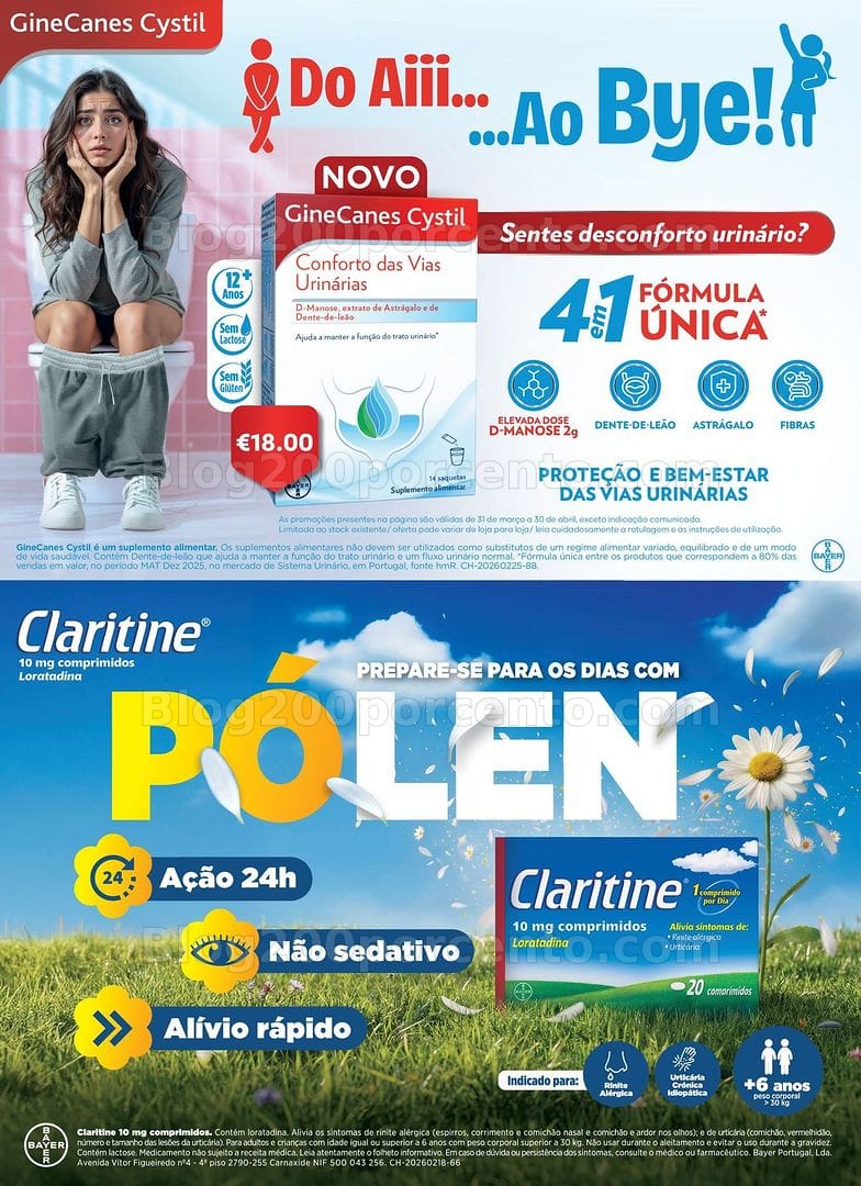 Antevisão Folheto AUCHAN Saúde e Bem Estar Promoções de 31 março a 30 abril