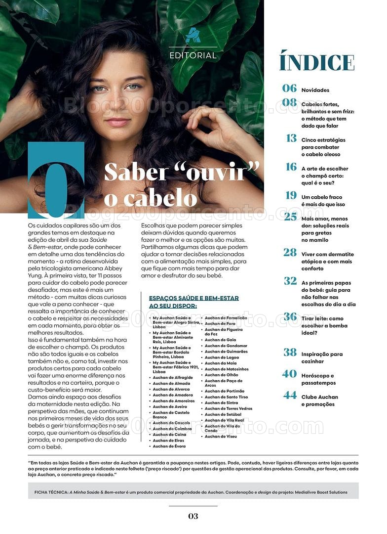 Antevisão Folheto AUCHAN Saúde e Bem Estar Promoções de 31 março a 30 abril