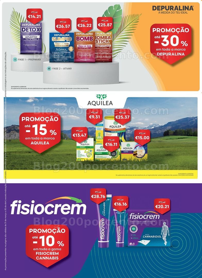 Antevisão Folheto AUCHAN Saúde e Bem Estar Promoções de 31 março a 30 abril