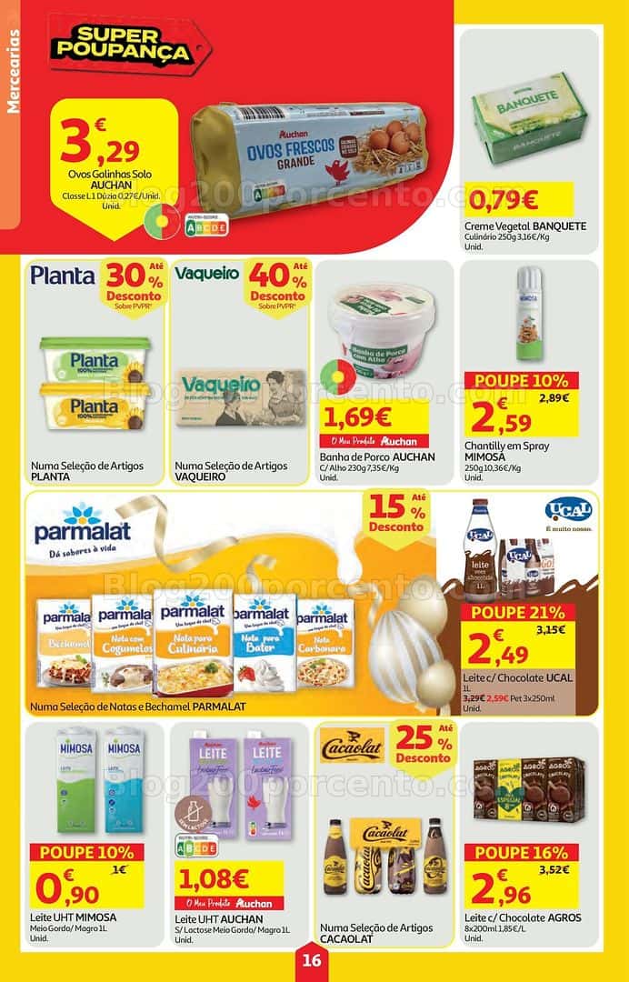 Antevisão Folheto AUCHAN Super Poupança Promoções de 19 a 25 março