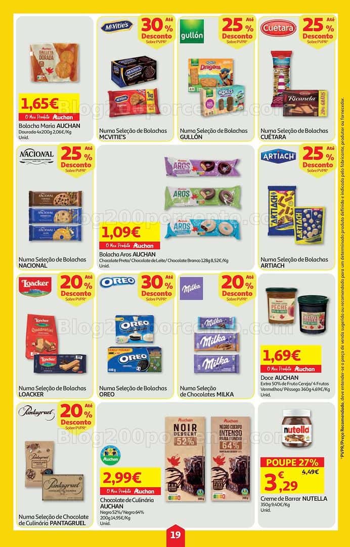 Antevisão Folheto AUCHAN Super Poupança Promoções de 19 a 25 março