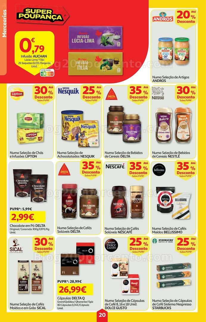 Antevisão Folheto AUCHAN Super Poupança Promoções de 19 a 25 março