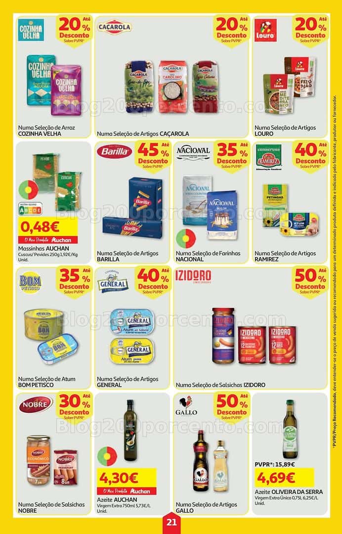 Antevisão Folheto AUCHAN Super Poupança Promoções de 19 a 25 março