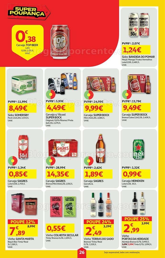 Antevisão Folheto AUCHAN Super Poupança Promoções de 19 a 25 março