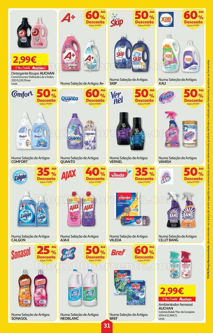 Antevisão Folheto AUCHAN Super Poupança Promoções de 19 a 25 março