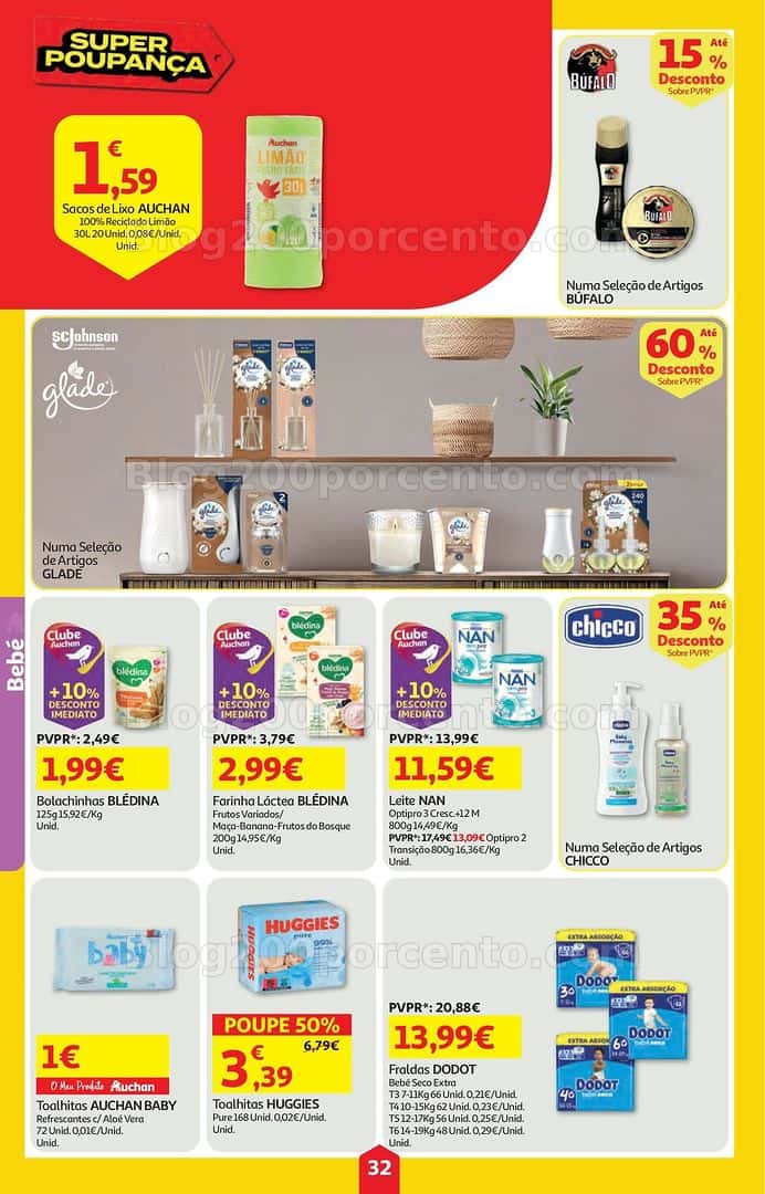 Antevisão Folheto AUCHAN Super Poupança Promoções de 19 a 25 março