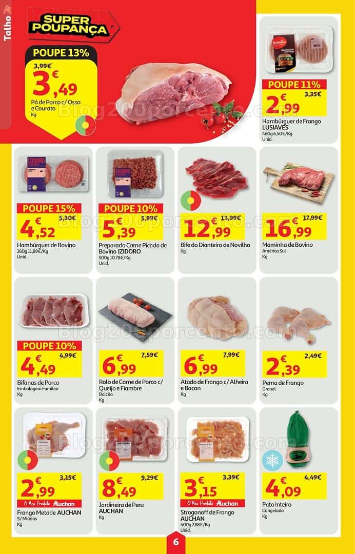 Antevisão Folheto AUCHAN Super Poupança Promoções de 19 a 25 março