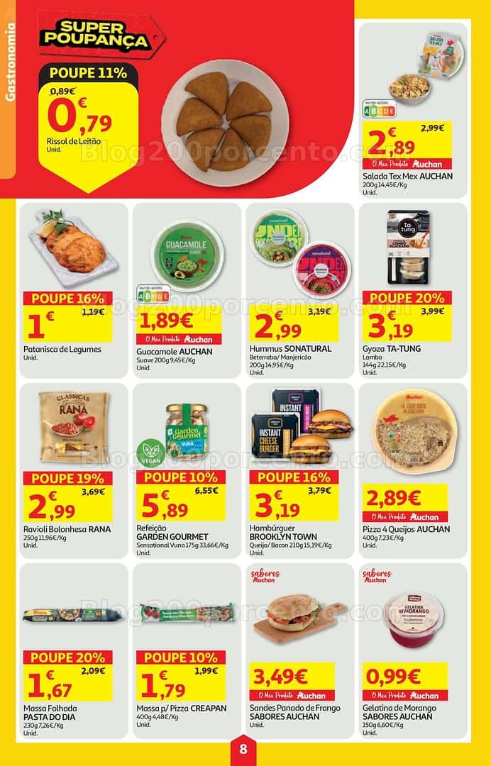 Antevisão Folheto AUCHAN Super Poupança Promoções de 19 a 25 março