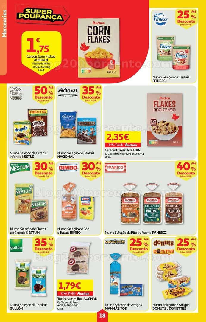 Antevisão Folheto AUCHAN Super Poupança Promoções de 12 a 18 março