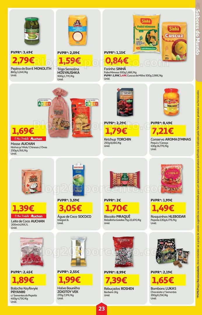 Antevisão Folheto AUCHAN Super Poupança Promoções de 12 a 18 março