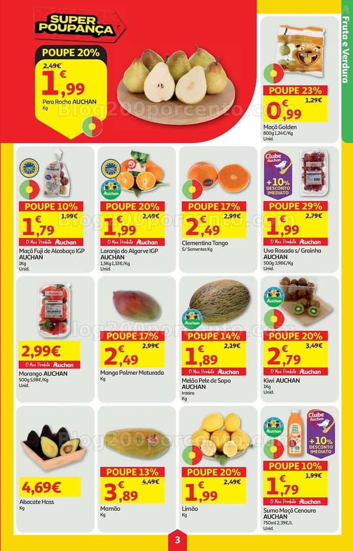 Antevisão Folheto AUCHAN Super Poupança Promoções de 12 a 18 março