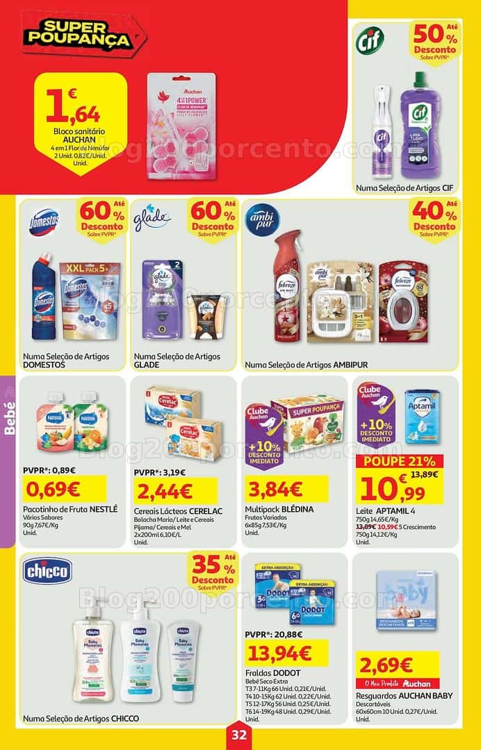 Antevisão Folheto AUCHAN Super Poupança Promoções de 12 a 18 março