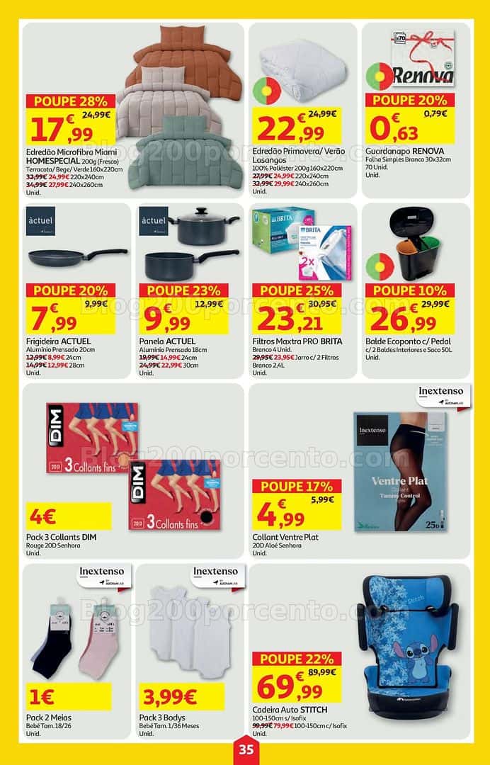 Antevisão Folheto AUCHAN Bazar Super Poupança Promoções de 12 a 18 março