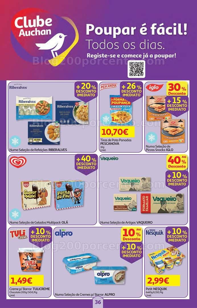 Antevisão Folheto AUCHAN Super Poupança Promoções de 12 a 18 março
