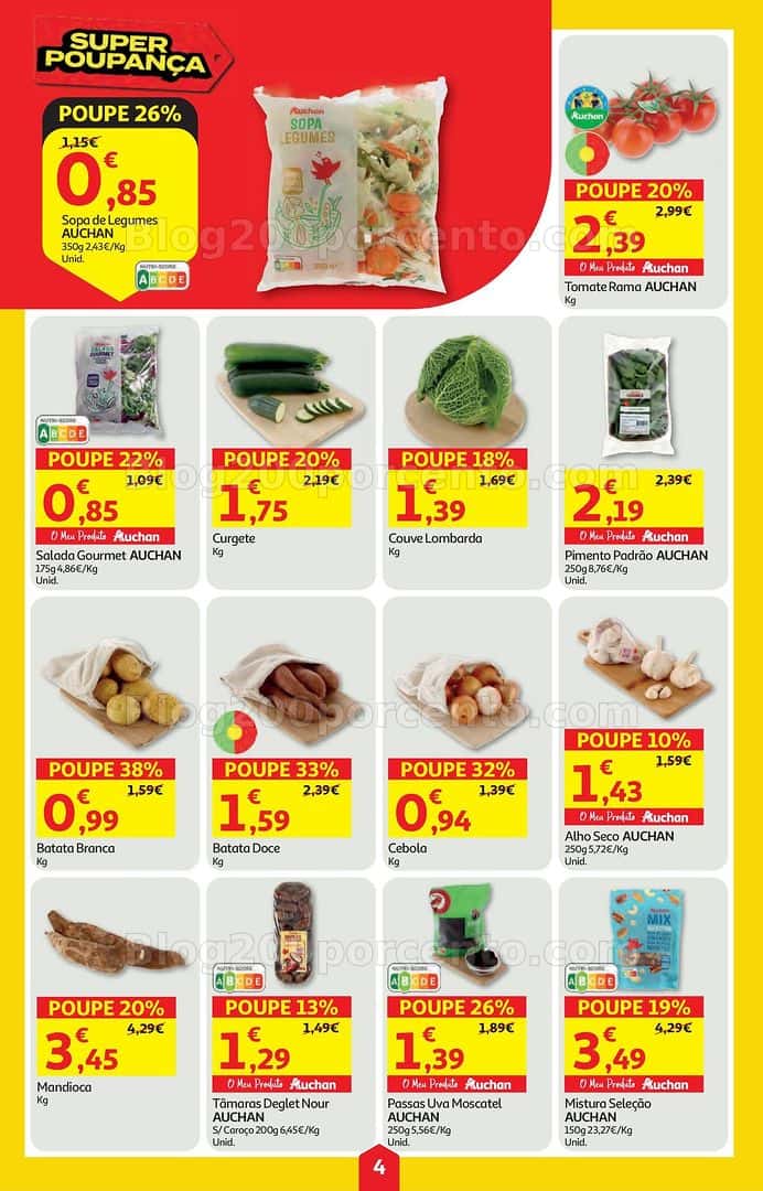 Antevisão Folheto AUCHAN Super Poupança Promoções de 12 a 18 março