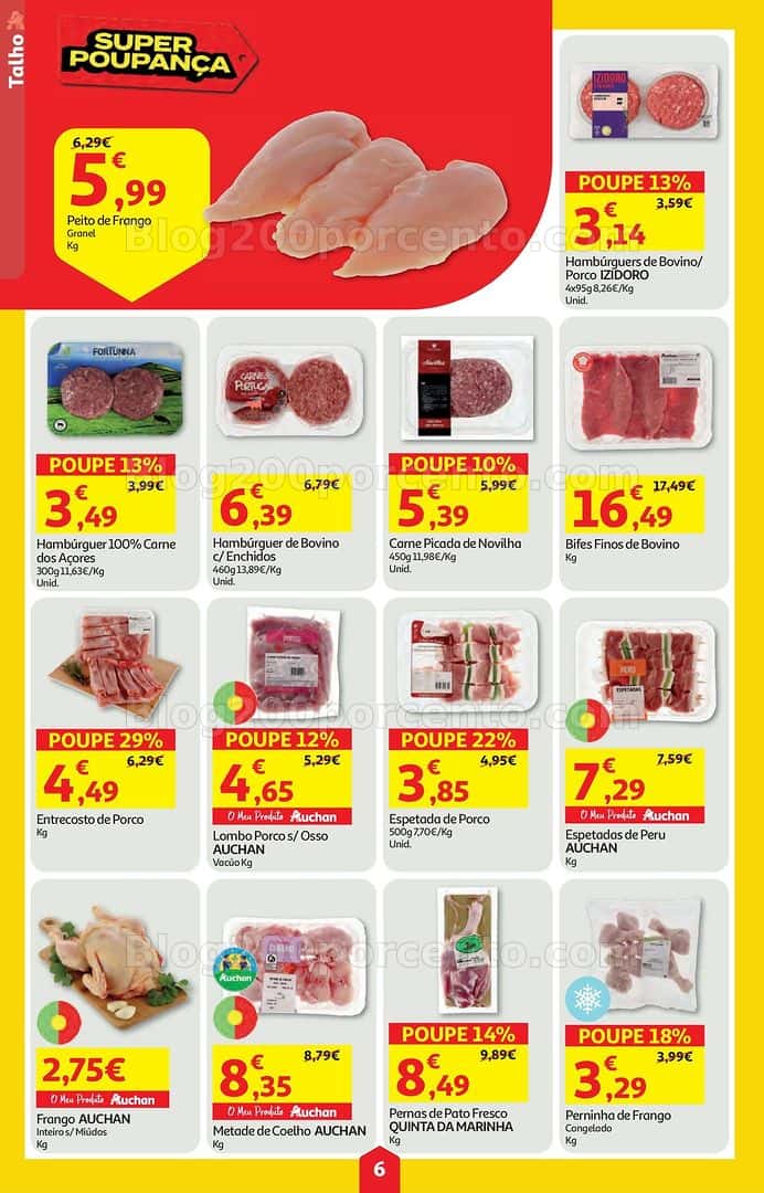 Antevisão Folheto AUCHAN Super Poupança Promoções de 12 a 18 março