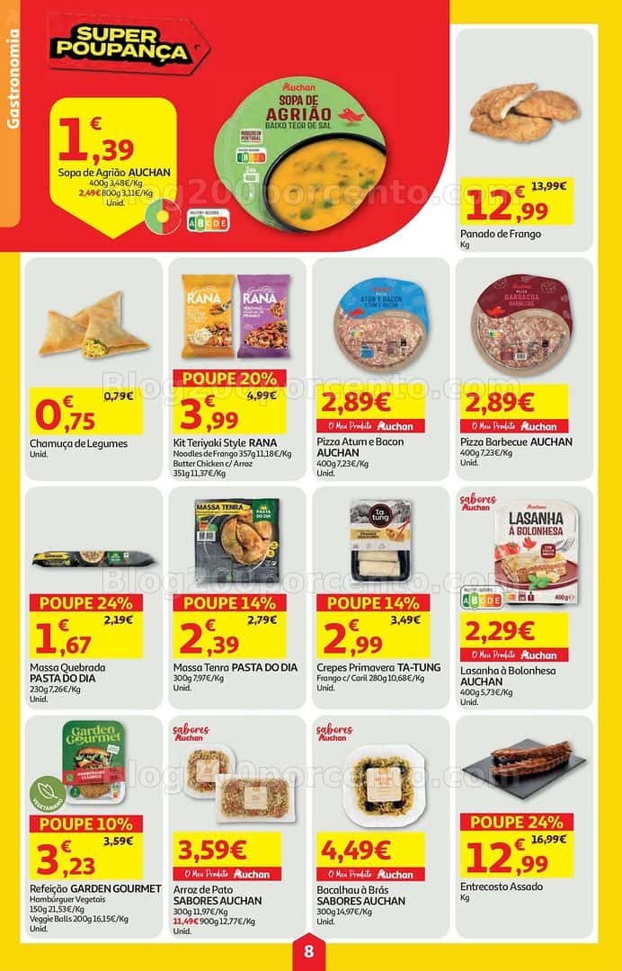 Antevisão Folheto AUCHAN Super Poupança Promoções de 12 a 18 março