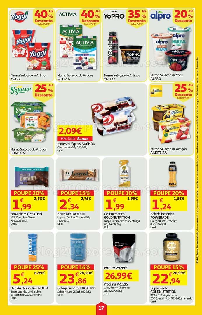 Antevisão Folheto AUCHAN Super Poupança Promoções de 2 a 8 abril