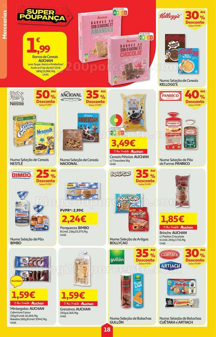 Antevisão Folheto AUCHAN Super Poupança Promoções de 2 a 8 abril