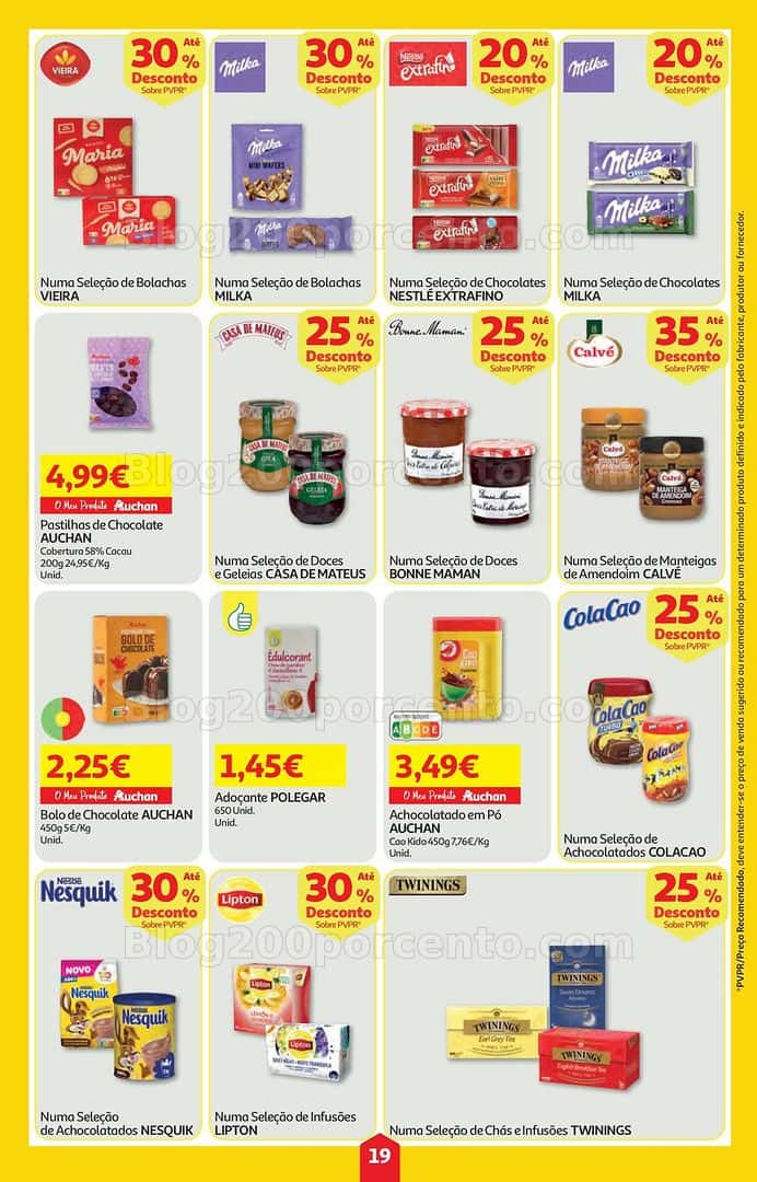 Antevisão Folheto AUCHAN Super Poupança Promoções de 2 a 8 abril