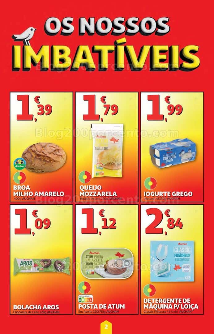 Antevisão Folheto AUCHAN Super Poupança Promoções de 2 a 8 abril