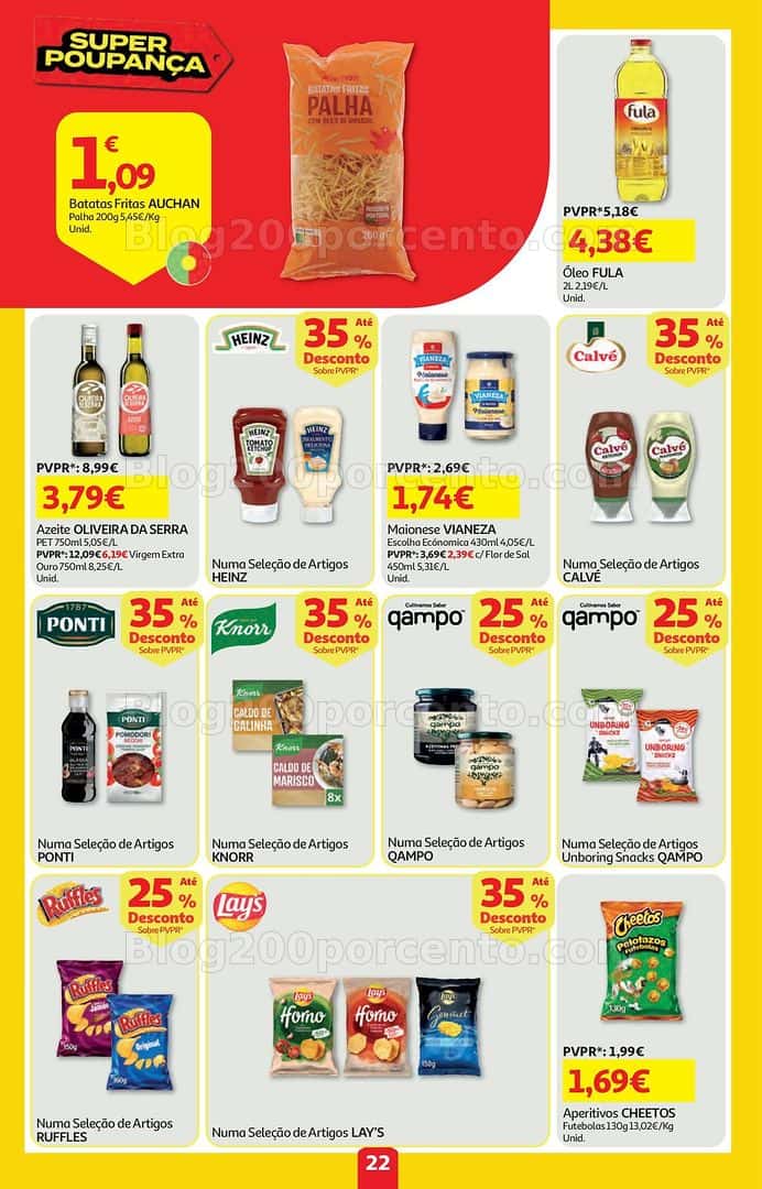 Antevisão Folheto AUCHAN Super Poupança Promoções de 2 a 8 abril