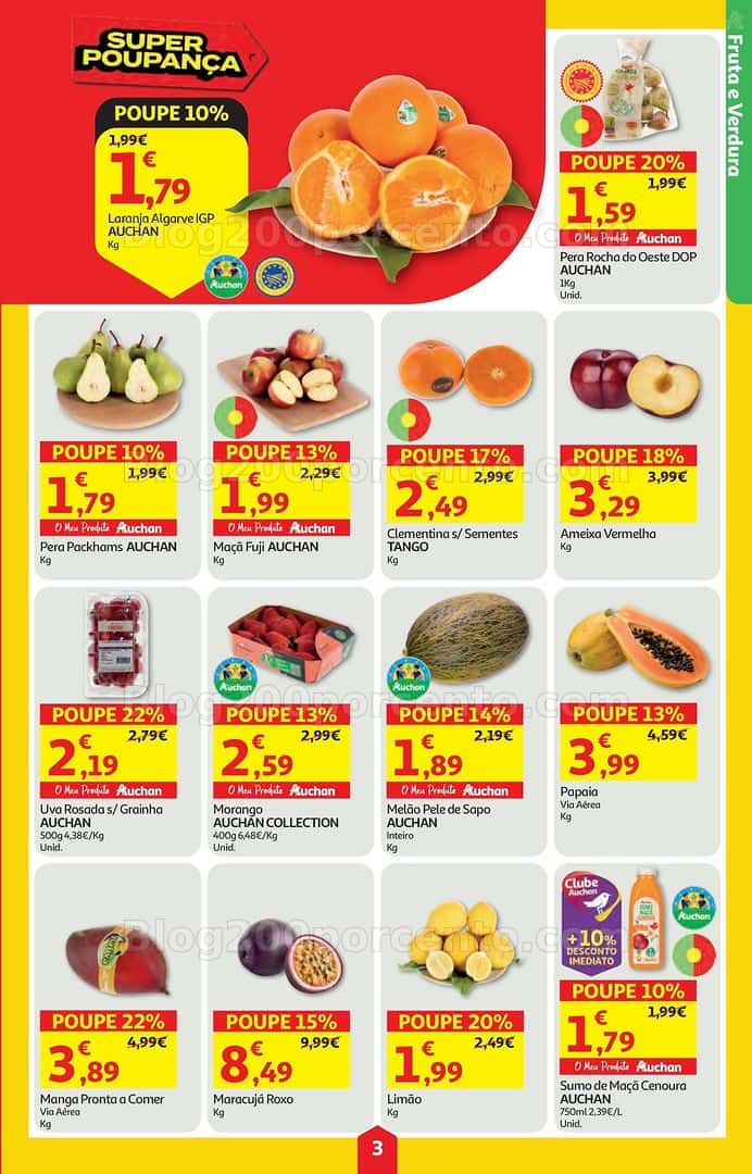 Antevisão Folheto AUCHAN Super Poupança Promoções de 2 a 8 abril