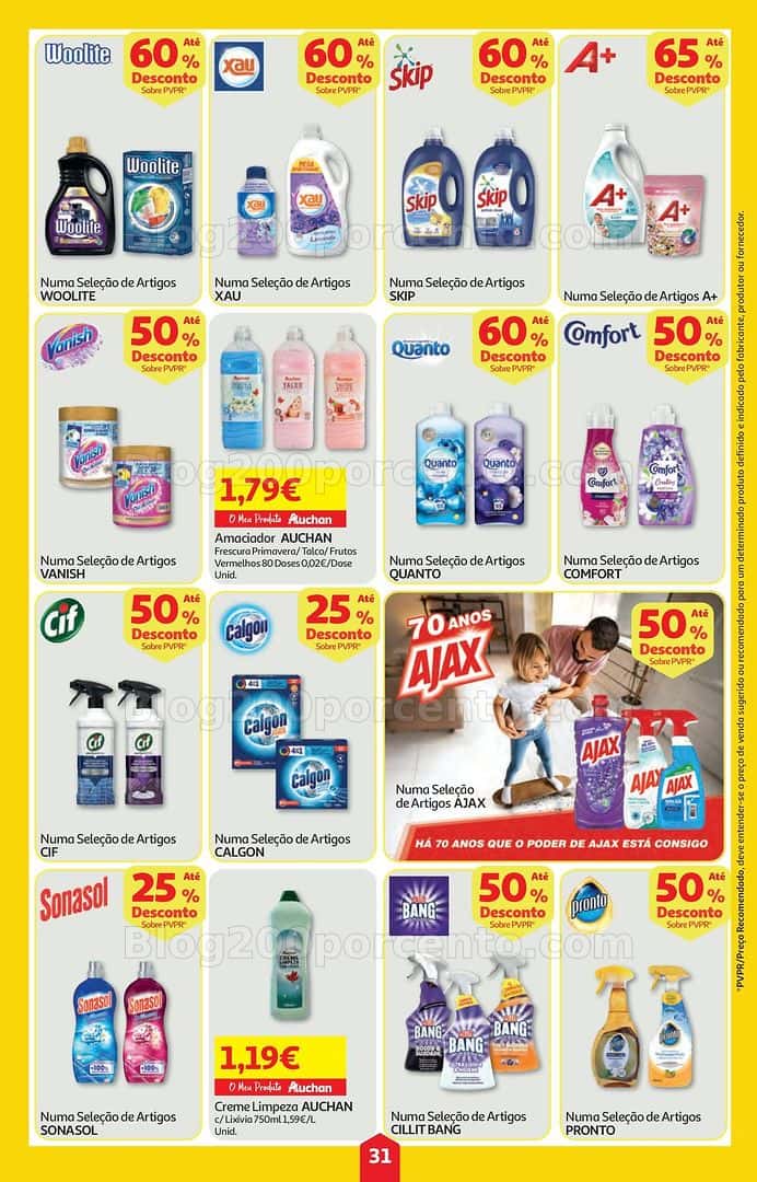 Antevisão Folheto AUCHAN Super Poupança Promoções de 2 a 8 abril