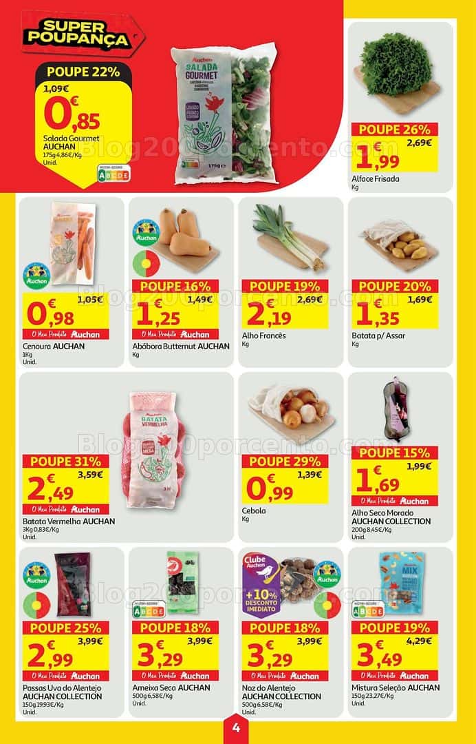 Antevisão Folheto AUCHAN Super Poupança Promoções de 2 a 8 abril