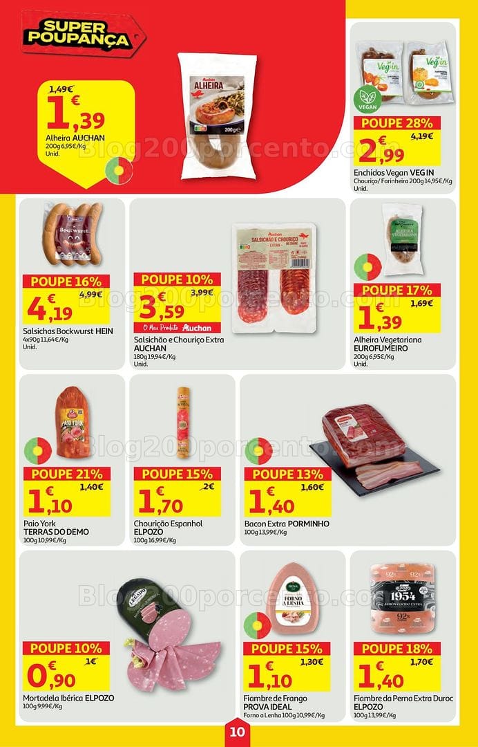 Antevisão Folheto AUCHAN Super Poupança Promoções de 5 a 11 março