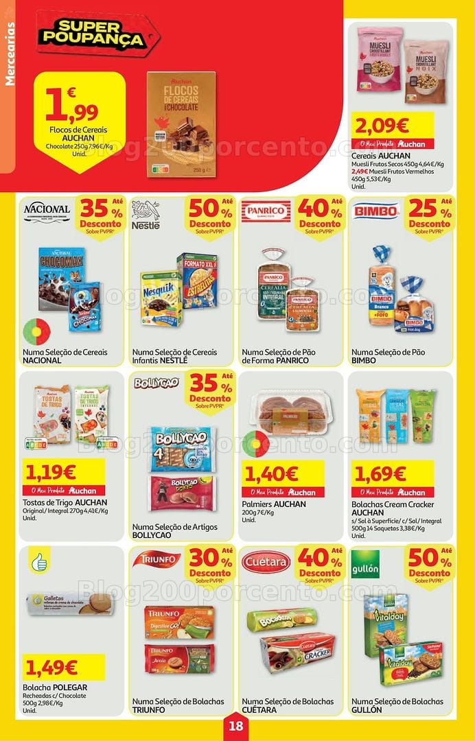 Antevisão Folheto AUCHAN Super Poupança Promoções de 5 a 11 março