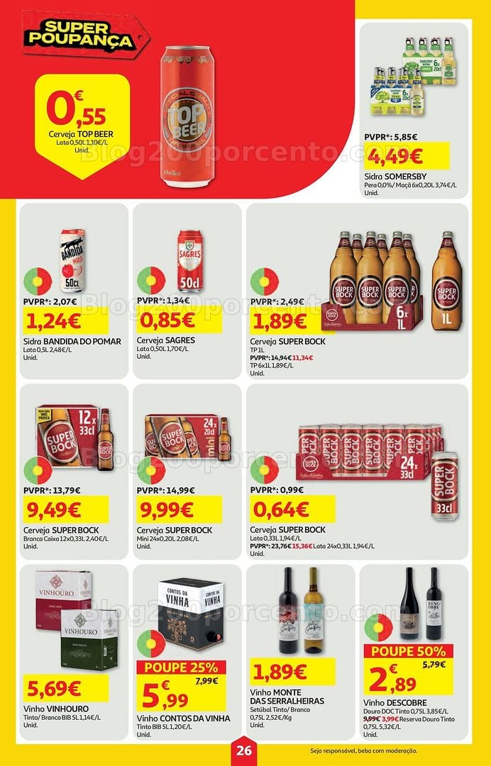 Antevisão Folheto AUCHAN Super Poupança Promoções de 5 a 11 março