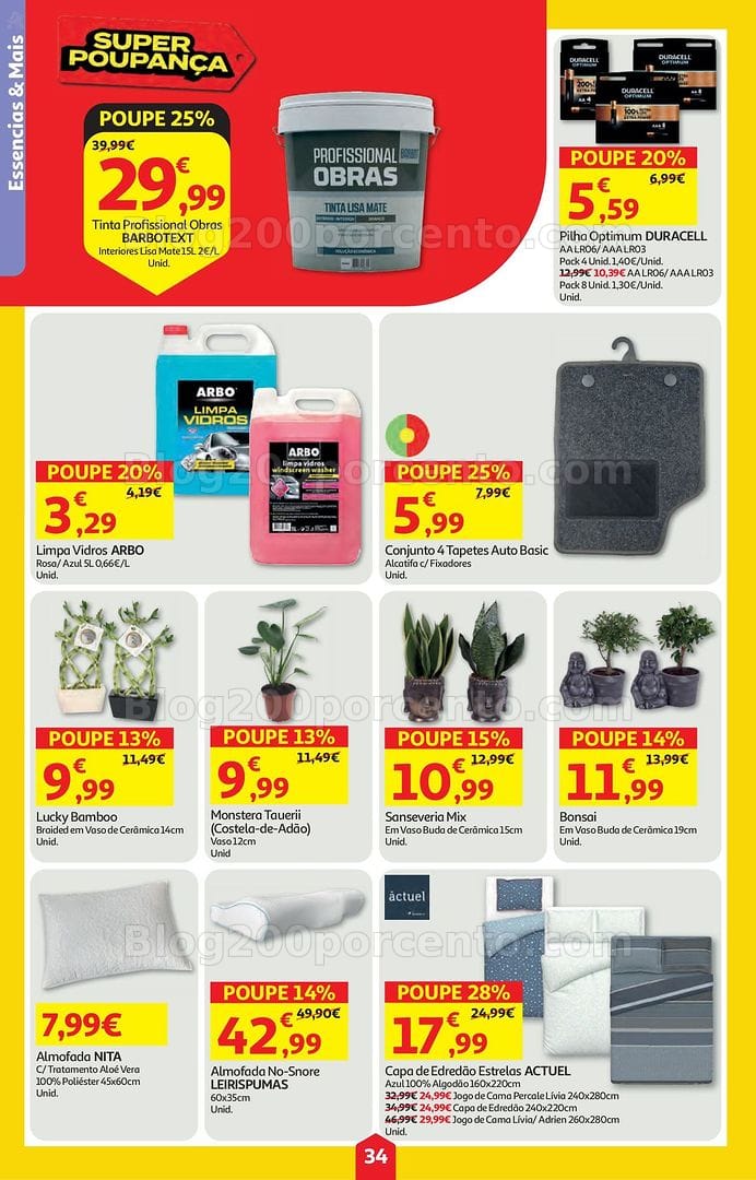Antevisão Folheto AUCHAN Bazar Super Poupança Promoções de 5 a 11 março