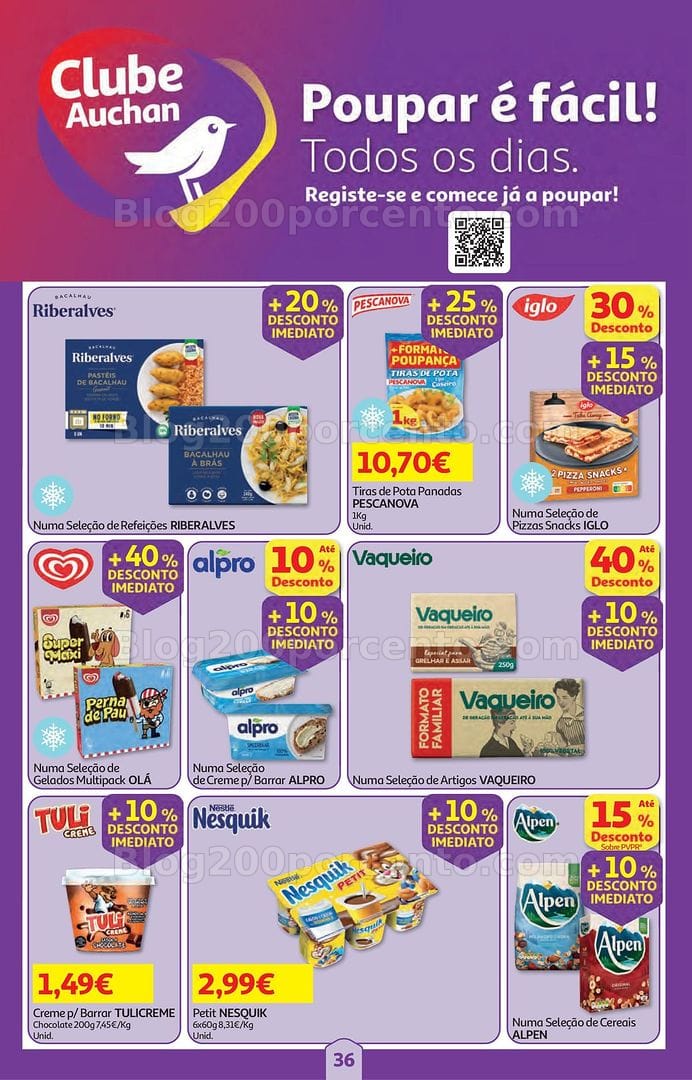 Antevisão Folheto AUCHAN Super Poupança Promoções de 5 a 11 março